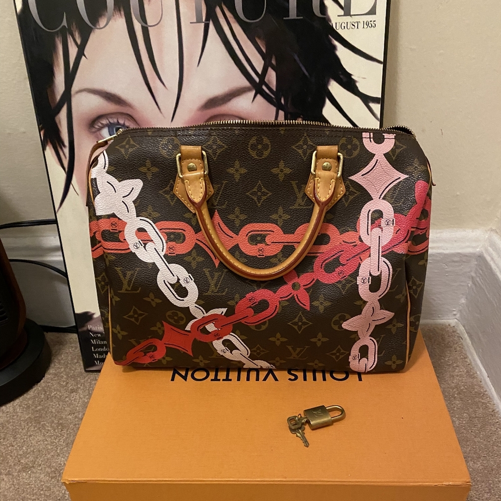 Louis Vuitton Speedy Boston Limited Edition Bag